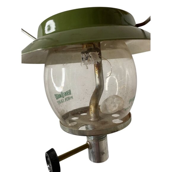 Vintage BenzOmatic Porta Light Globe Lantern Pyrex Red Case Made in USA Camping - Picture 7 of 10